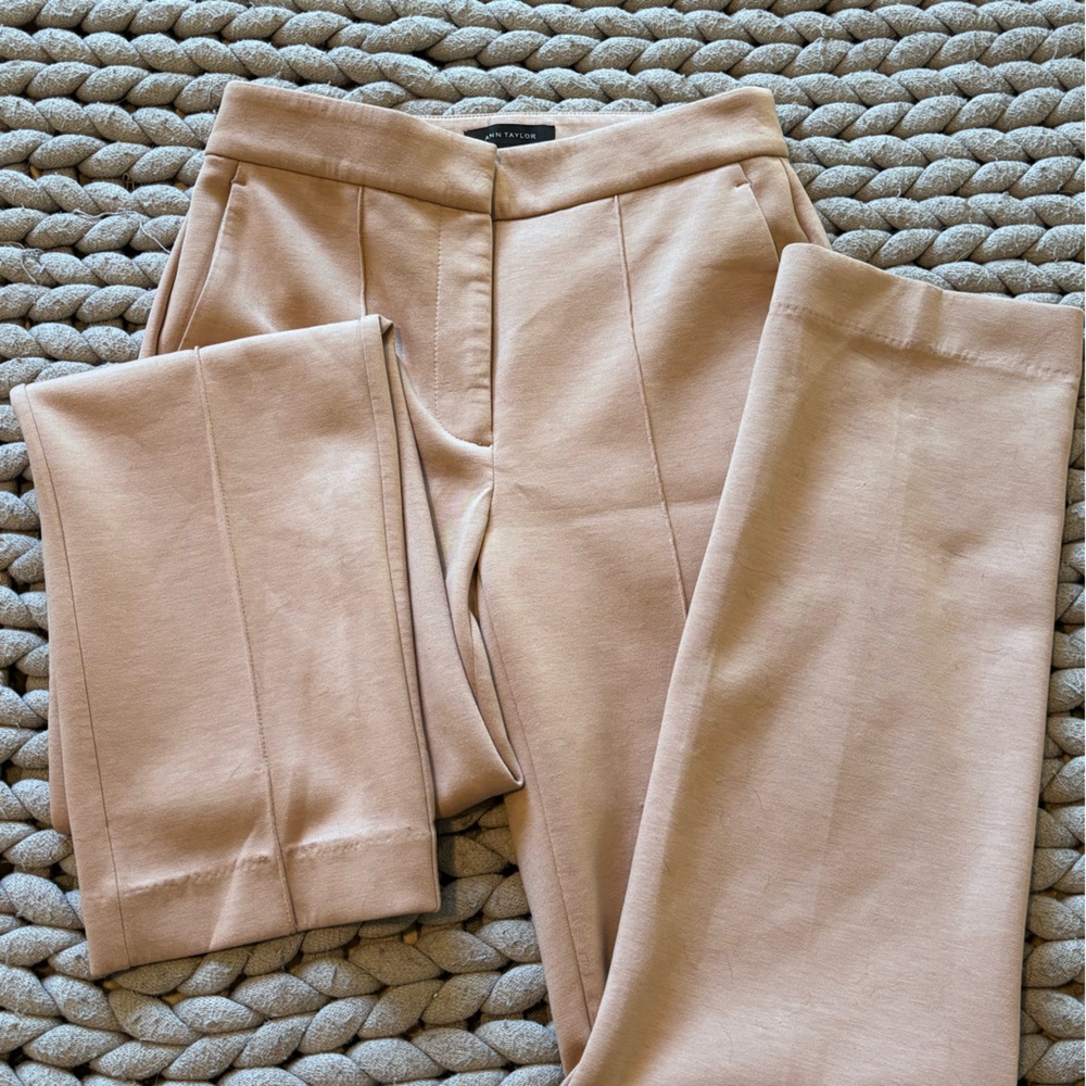 Ann Taylor Women's Cream Trousers